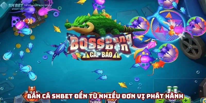 Shbet hợp tác với nhiều nhà phát hành uy tín