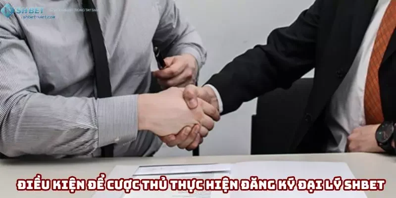 Điều kiện để cược thủ thực hiện đăng ký đại lý Shbet 