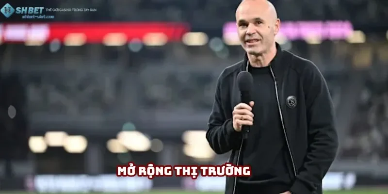 Nhờ độ nổi tiếng của Andres Iniesta mà trang game mở rộng thị phần hơn