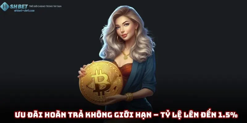 Hoàn trả không giới hạn lên đến 1.5% 