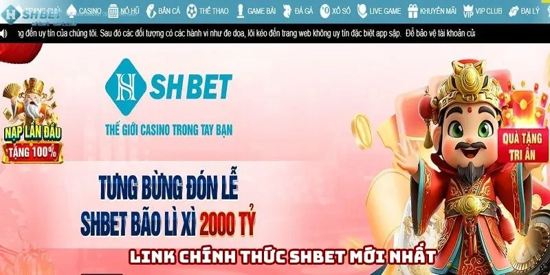 Thông tin về link chính thức Shbet mới nhất
