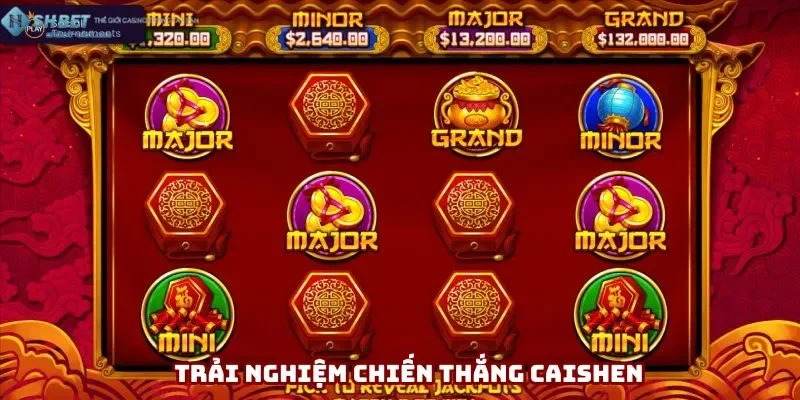 Trải nghiệm ngay slot game chiến thắng Caishen